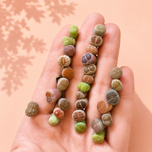 50pcs mixed lithops - mixed,